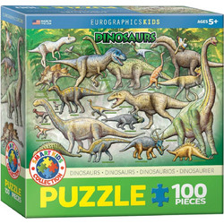 Παιδικό Puzzle Eurographics Dinosaurs World 100 Κομμάτια