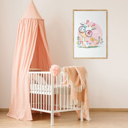 ΠΑΙΔΙΚΗ ΑΦΙΣΑ HAPPY GIRAFFE 48281 (PVC/PLEXIGLASS ΧΡΩΜΑ ΦΥΣΙΚΟΥ ΞΥΛΟΥ) 40x60cm