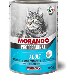 Morando Professional Adult Pate with Fish & Shrimps 400gr