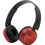 Crystal Audio BT4 Ασύρματα Bluetooth Ακουστικά On Ear Μαύρα Κόκκινα