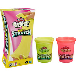 Hasbro Play-Doh Slime Super Stretch Yellow & Red Pack