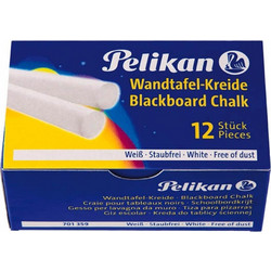 Κιμωλίες Λευκές Pelikan 12τεμ