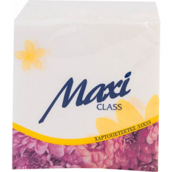 Χαρτοπετσέτες 1Φ Maxi 33x33cm (Πακ./80τεμ)