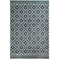 Ezzo Chroma Χαλί Ορθογώνιο Καλοκαιρινό 160x230cm B528BJ8 Light Blue Dark Grey