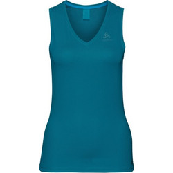 Odlo Suw Top V-Neck Singlet Active Γυναικείο Αθλητικό T-Shirt Πετρόλ 140931-40227