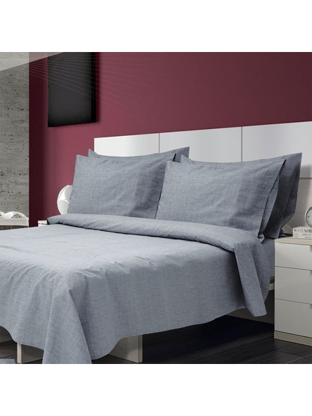 SB Home Σετ Σεντόνια Μονά 160x240 Lucifer Γκρι