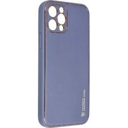 Forcell Leather Back Cover Blue (iPhone 12 Pro)