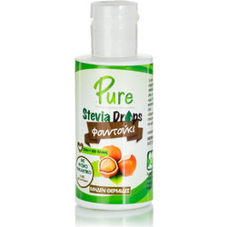 Pure Stevia Drops Φουντούκι, 50ml