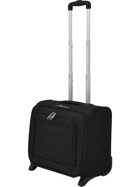 vidaXL 91314 Βαλίτσα Καμπίνας 43x39x24cm με 2 Ρόδες Μαύρη