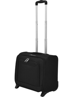 vidaXL 91314 Βαλίτσα Καμπίνας 43x39x24cm με 2 Ρόδες Μαύρη