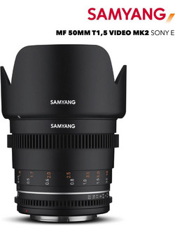 Samyang MF 50mm T1.5 VDSLR MK2 Sony E