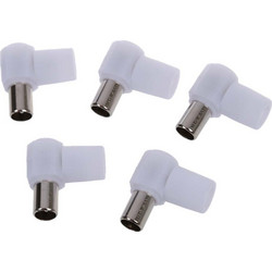 POWERTECH adapter PAL 9.5mm για TV 90o -M - 5TEM (CAB-V013)