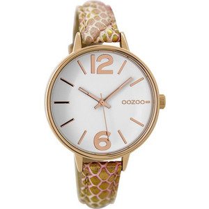 Oozoo Γυναικείο Ρολόι με Animal Print Δερμάτινο Λουράκι C9481 Oozoo Γυναικείο Ρολόι με Animal Print Δερμάτινο Λουράκι C9481