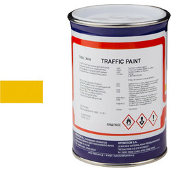 Hydroton Traffic Paint Χρώμα Διαγράμμισης Κίτρινο 0,75lt