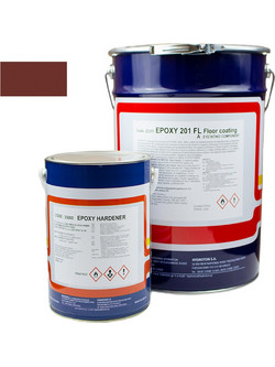 Hydroton Epoxy 201 FL Χρώμα Δαπέδων Κεραμιδί 23Kg