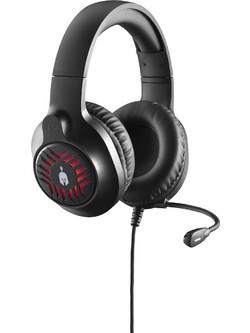 Spartan Gear Medusa Gaming Headset Over Ear Black