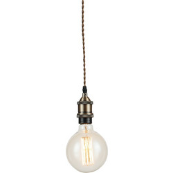 LUCE Vintage I-VINTAGE-PD Κρεμαστό Φωτιστικό Οροφής Ανάρτηση E27