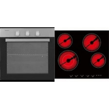 Robin Φούρνος Ηλεκτρικός Άνω Πάγκου 80lt 59.4cm BN-55 με Κεραμικές Εστίες SB-30