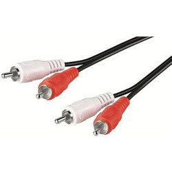 Καλώδιο Ήχου Ewent EW-220100-050-N-P RCA male σε RCA male - 5m