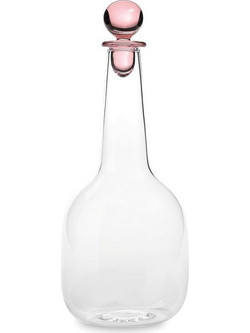 Καράφα Με Πώμα Bilia BA01508 1400ml Pink-Clear Zafferano Γυαλί