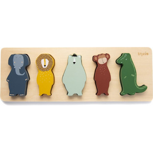 Trixie Wooden Shape Puzzle Ζωάκια 5pcs