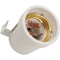 LAMPHOLDER WITH BRACKET E27 CERAMIC - 99295