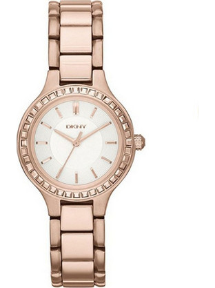 DKNY Chambers Stainless Steel Γυναικείο Ρολόι με Ροζ Χρυσό Μεταλλικό Μπρασελέ NY2222
