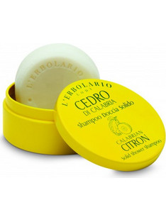 L'Erbolario Cedro Di Calabria Citron Solid Φυτικό Σαμπουάν & Αφρόλουτρο 60gr