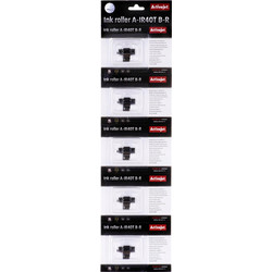 Activejet A-IR40T B-R set of ink rollers -R - IR40T replacement - Supreme - 5 pcs - black - red