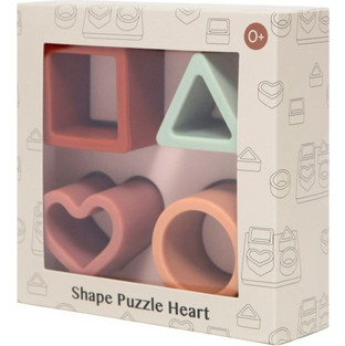 Παιδικό Puzzle Petit Monkey Παζλ Σφηνώματα Heart 4 Κομμάτια