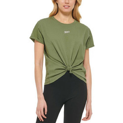 Μπλούζα Κοντομάνικη DKNY Sport Logo Με Κόμπο DP1T8521-AGN Γυναικείο