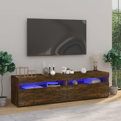 vidaXL Έπιπλο Τηλεόρασης Ξύλινο Δρυς με Φωτισμό Led Μ75xΠ35xΥ40cm 815124