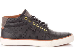 DC Ανδρικά Μποτάκια Suede Γκρι ADYS300076-BLO