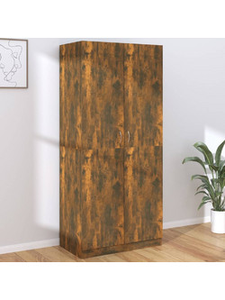 vidaXL Δίφυλλη Ντουλάπα Ρούχων Δρυς 90x52x200cm 815354