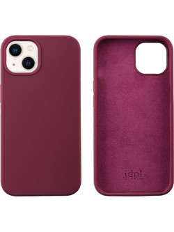 Idol 1991 Velvet Elite TPU Θήκη Burgundy (iPhone 13)