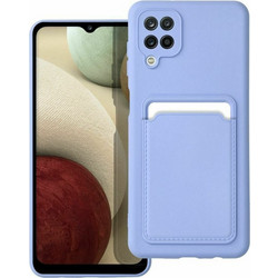 Forcell Card Back Cover Samsung Galaxy A12 - Violet