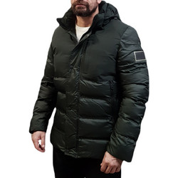 Biston Ανδρικό Μπουφάν Χειμωνιάτικο Puffer Χακί 48-201-024