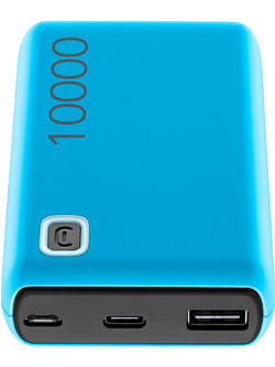 Cellular Line Essence Power Bank 10000mAh 12W με Θύρα USB-A Blue
