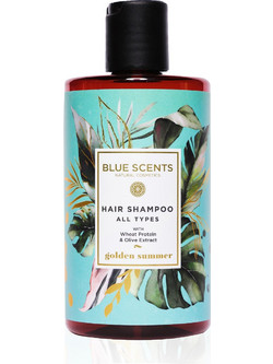 Blue Scents Golden Summer Φυτικό Σαμπουάν για Όγκο 300ml