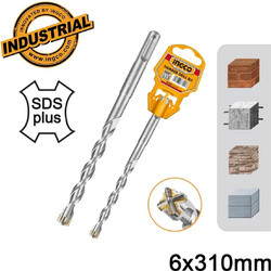 Επαγγελματικό Τρυπάνι Τετράκοπο SDS plus S4L Ingco DBH1210605C - Φ 6x310mm DBH1210605C