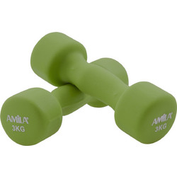 Amila 44450 Σετ Βαράκια Στρογγυλά Neoprene 2x3kg