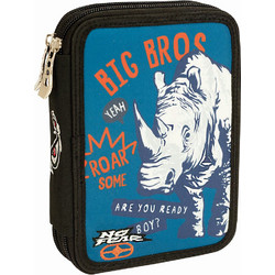 Back Me UP No Fear Rhino Κασετίνα Γεμάτη με 2 Θήκες Μπλε 347-74100