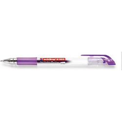 Edding 2185 Στυλό Gel 0.7mm Μεταλλικό Μωβ