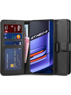 Tech-Protect Wallet Black (Realme GT Neo 3)
