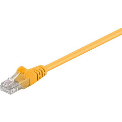 Goobay U/UTP Cat.5e Καλώδιο Δικτύου Ethernet 0.5m Yellow