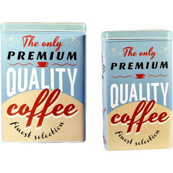 Διακοσμητικά κουτάκια coffee Σετ 2 τεμαχίων