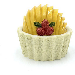 Cupcake κεραμικό για ρεσώ Πορτοκάλι