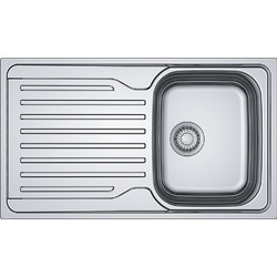 Franke Antea AZN 611-86 Ένθετος Νεροχύτης Inox Αντιστρεφόμενος Σατινέ 86x50cm