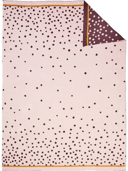 Done By Deer Happy Dots Κουβέρτα Πλεκτή Αγκαλιάς 80x100 Ροζ