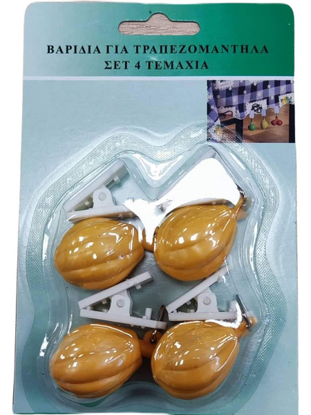 Βαρίδια για Τραπεζομάντηλα (Συσ./4τεμ)